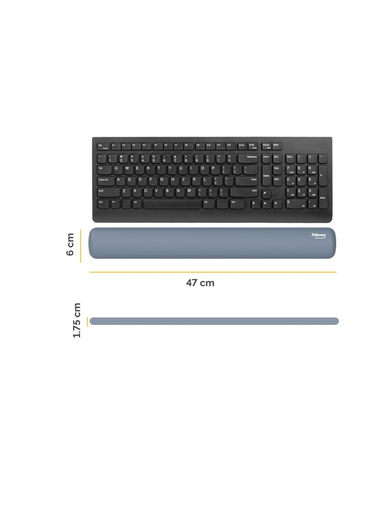 Fellowes | Breyta Keyboard Wrist Rest | Marine 1