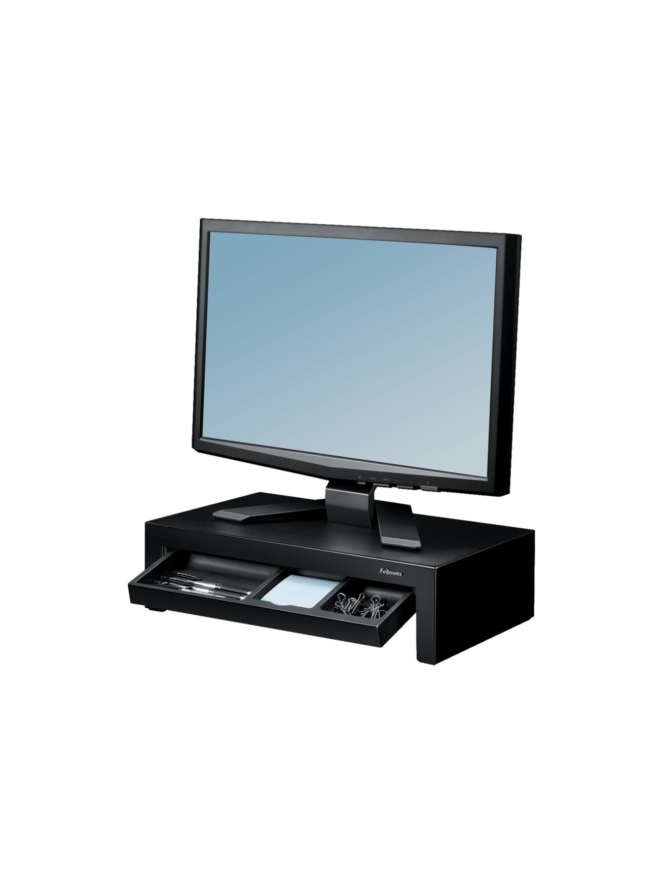 Fellowes | Designer Suites Monitor Riser | Height adjustment | Black
