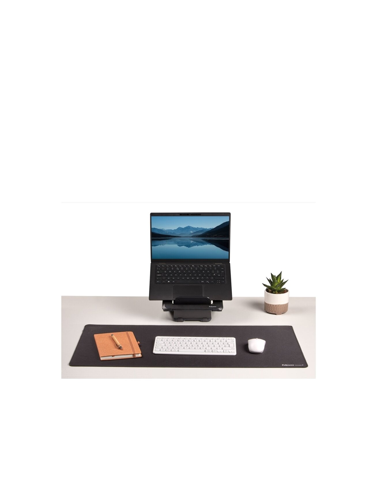 Fellowes Desk Mat | Breyta | 800 x 400 x 2.5 mm | Black 4