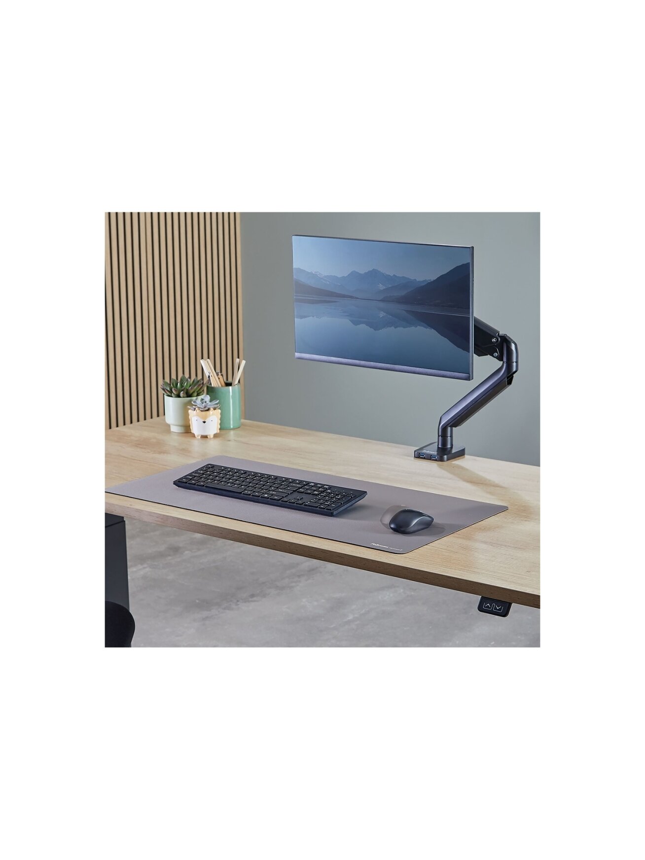 Fellowes Desk Mat | Breyta | 800 x 400 x 2.5 mm | Grey 3