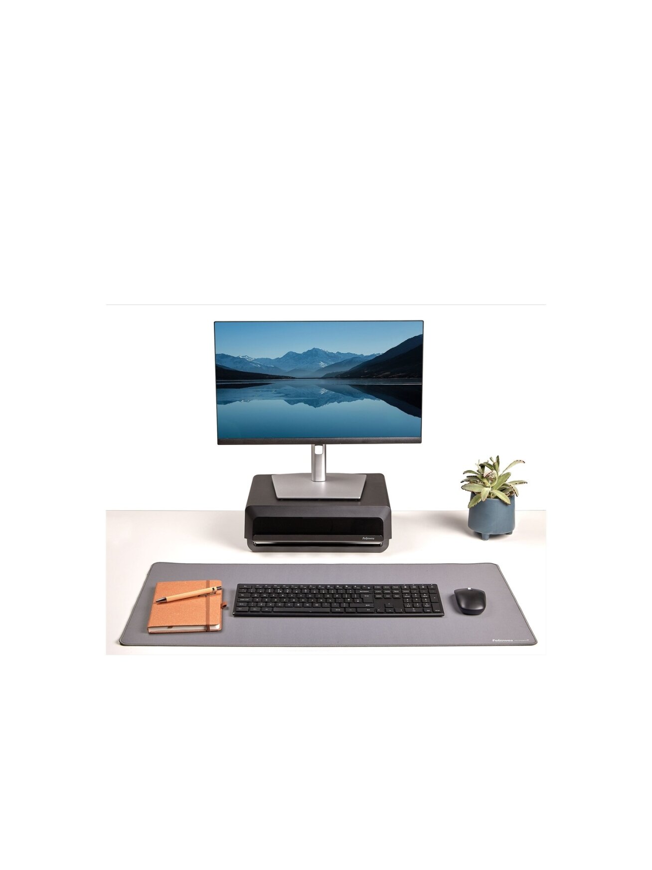 Fellowes Desk Mat | Breyta | 800 x 400 x 2.5 mm | Grey 5 Fellowes Desk Mat | Breyta | 800 x 400 x 2.5 mm | Grey 5
