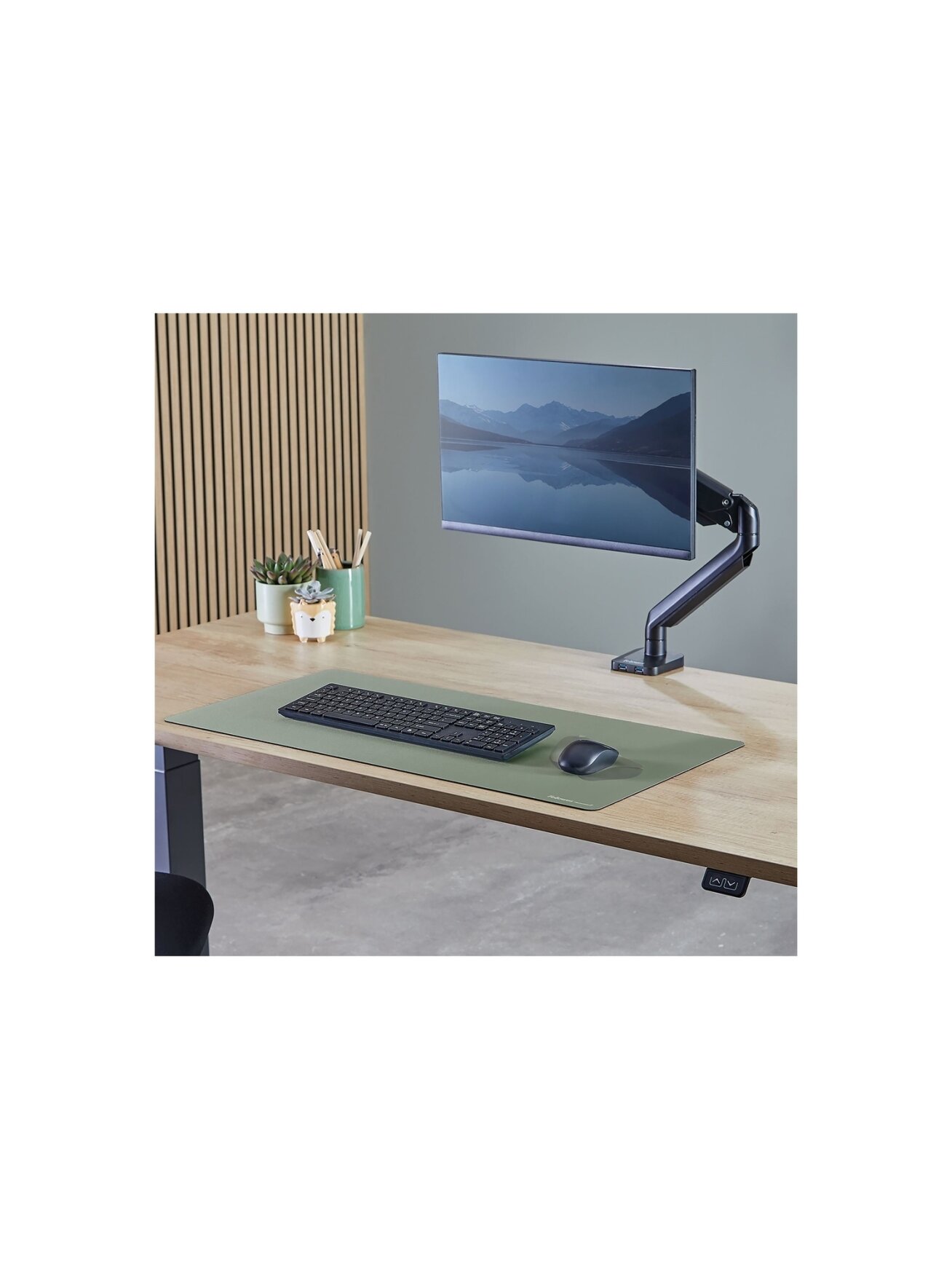 Fellowes Desk Mat | Breyta | 800 x 400 x 2.5 mm | Sage 4 Fellowes Desk Mat | Breyta | 800 x 400 x 2.5 mm | Sage 4