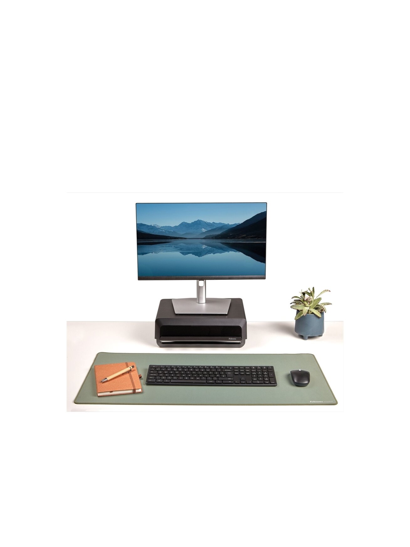 Fellowes Desk Mat | Breyta | 800 x 400 x 2.5 mm | Sage 5