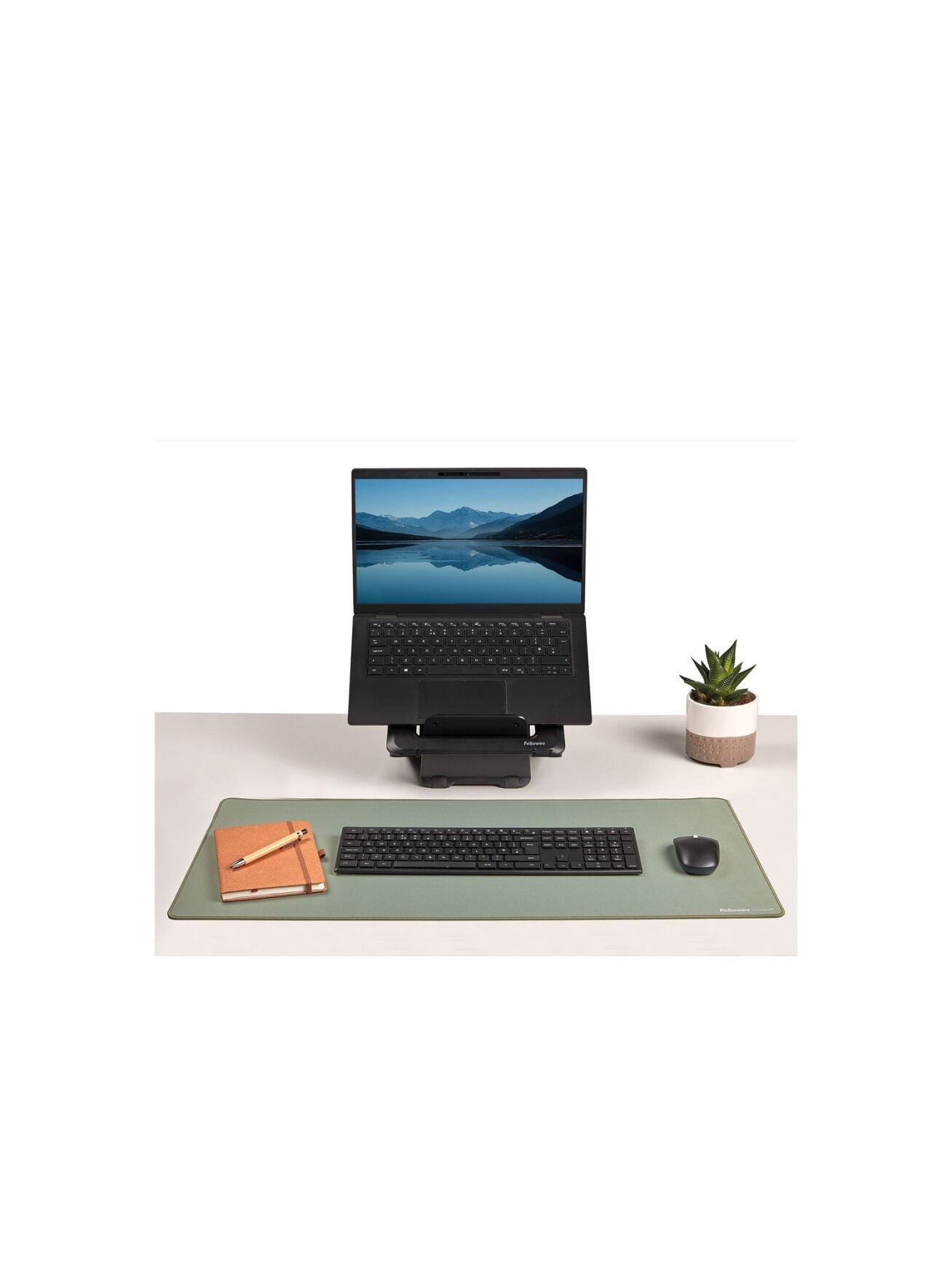 Fellowes Desk Mat | Breyta | 800 x 400 x 2.5 mm | Sage 6 Fellowes Desk Mat | Breyta | 800 x 400 x 2.5 mm | Sage 6