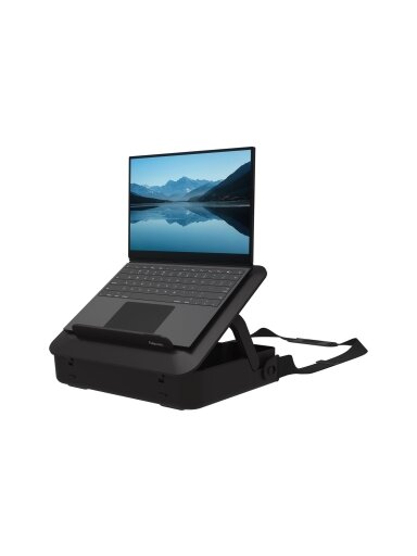 Fellowes | Breyta 2in1 Laptop Carry Case/Laptop Riser | Black | 384 x 308 x 89 mm Fellowes | Breyta 2in1 Laptop Carry Case/Laptop Riser | Black | 384 x 308 x 89 mm