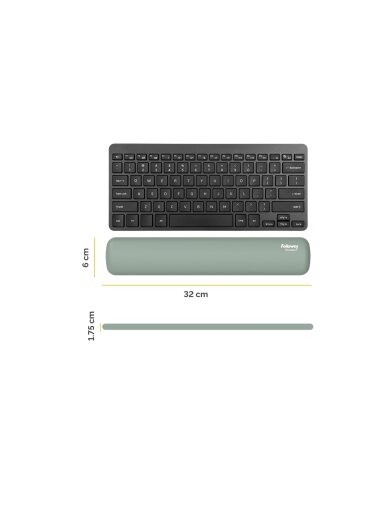 Fellowes | Breyta Compact Keyboard (TKL) Wrist Rest | Sage Fellowes | Breyta Compact Keyboard (TKL) Wrist Rest | Sage