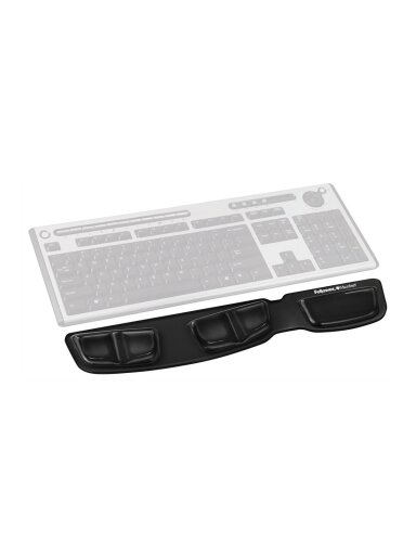 Fellowes Health-V Fabrik Keyboard Palm Support | Keyboard Palm | Black Fellowes Health-V Fabrik Keyboard Palm Support | Keyboard Palm | Black