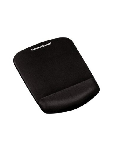 Fellowes | Mouse pad with wrist support PlushTouch | Mouse pad with wrist pillow | 238 x 184 x 25.4 mm | Black Fellowes | Mouse pad with wrist support PlushTouch | Mouse pad with wrist pillow | 238 x 184 x 25.4 mm | Black