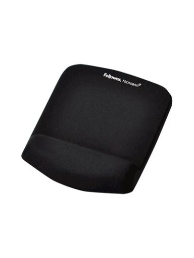 Fellowes | Mouse pad with wrist support PlushTouch | Mouse pad with wrist pillow | 238 x 184 x 25.4 mm | Black Fellowes | Mouse pad with wrist support PlushTouch | Mouse pad with wrist pillow | 238 x 184 x 25.4 mm | Black