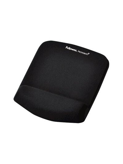 Fellowes | Mouse pad with wrist support PlushTouch | Mouse pad with wrist pillow | 238 x 184 x 25.4 mm | Black