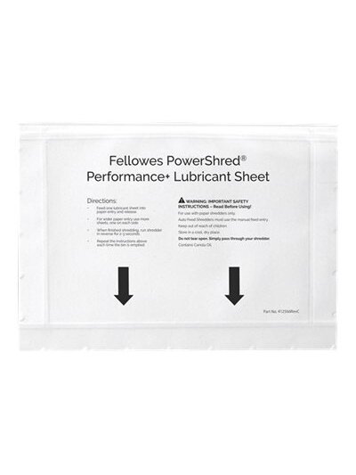 Fellowes | Shredder oil sheets 10 pcs | 4025601 | Easy to use no spills and no mess; Improves your shredders performance by keeping the cutters lubricated Fellowes | Shredder oil sheets 10 pcs | 4025601 | Easy to use no spills and no mess; Improves your shredders performance by keeping the cutters lubricated