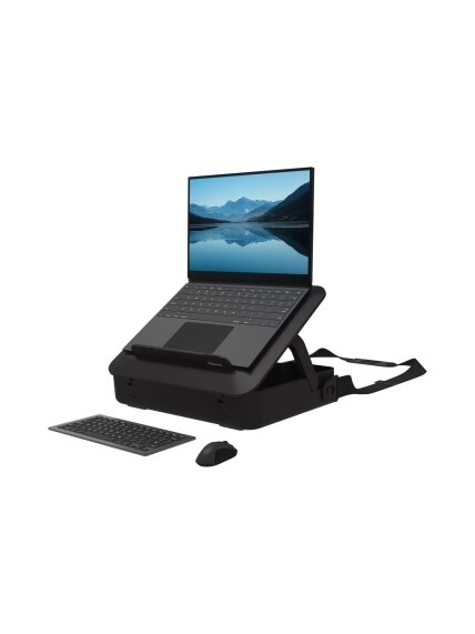 Fellowes | Breyta 2in1 Laptop Carry Case/Laptop Riser | Black | 384 x 308 x 89 mm 1