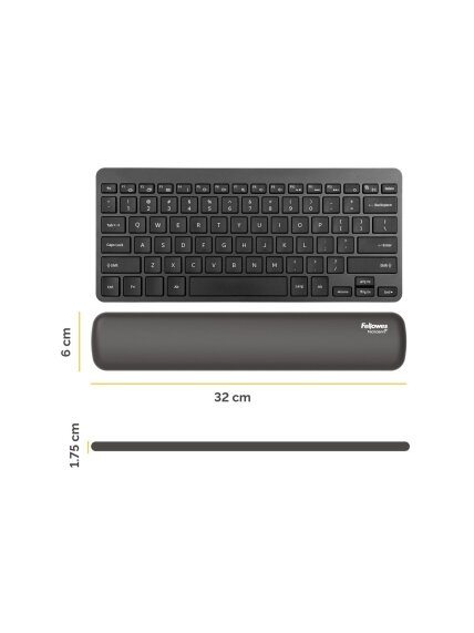 Fellowes | Breyta Compact Keyboard (TKL) Wrist Rest | Black 1 Fellowes | Breyta Compact Keyboard (TKL) Wrist Rest | Black 1