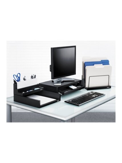 Fellowes | Designer Suites Monitor Riser | Height adjustment | Black 10 Fellowes | Designer Suites Monitor Riser | Height adjustment | Black 10