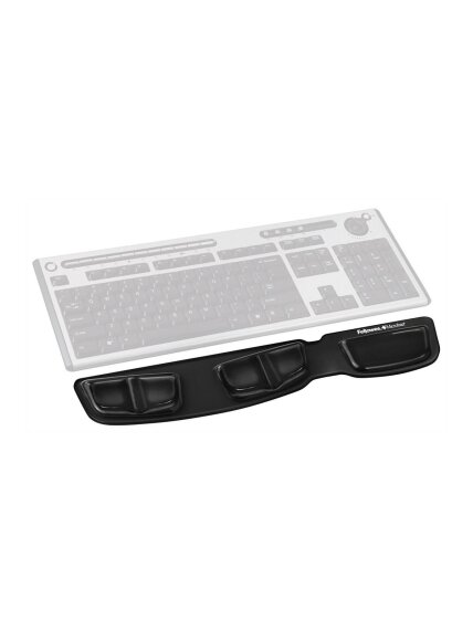 Fellowes Health-V Fabrik Keyboard Palm Support | Keyboard Palm | Black 1