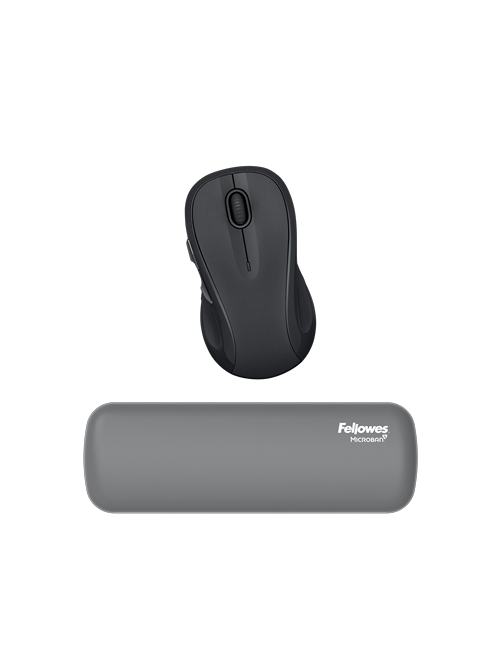 Fellowes | Breyta Palm Wrist Rest | Grey 1