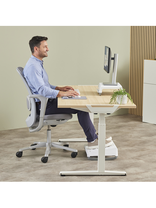 Fellowes | Breyta Palm Wrist Rest | Grey 2