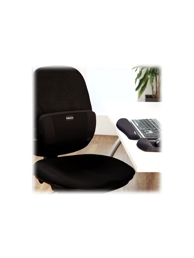 Fellowes | Mouse pad with wrist support PlushTouch | Mouse pad with wrist pillow | 238 x 184 x 25.4 mm | Black 3