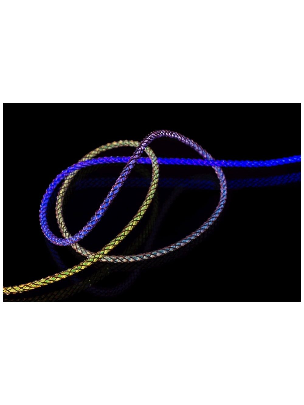 Fixed | Glowing Charging Cable USB-C/USB-C, PD support, Rainbow | FIXDLED-CC-RA 9