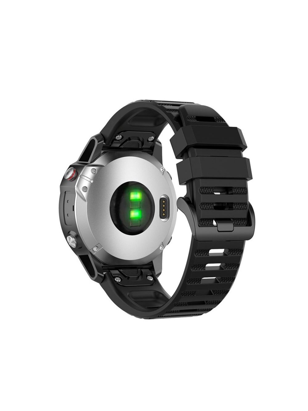 Fixed | Silicone Strap for Garmin QuickFit 26mm | Black 1