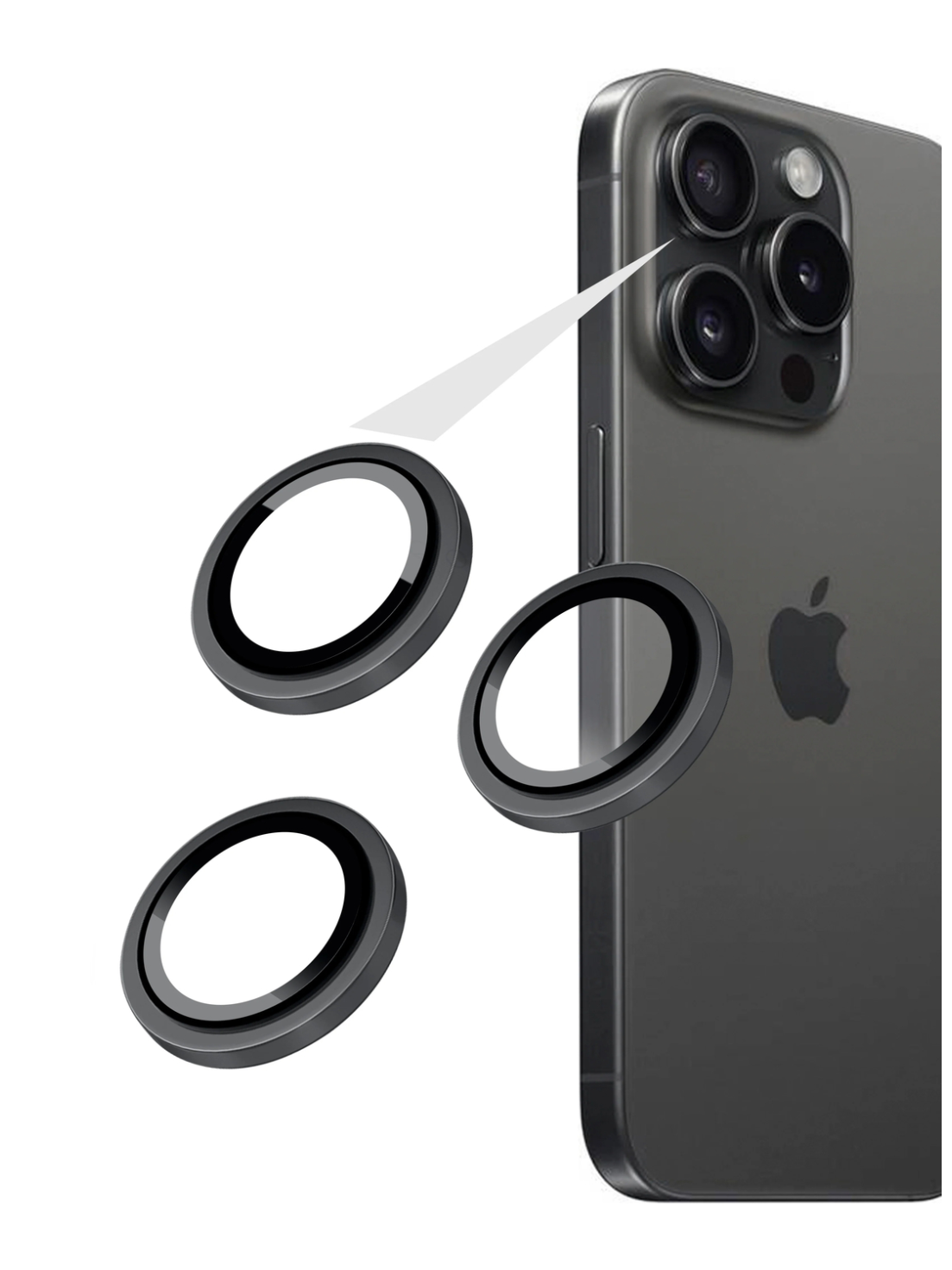 Fixed Camera Glass | Samsung | Galaxy S26 Ultra | Tempered Glass | Black