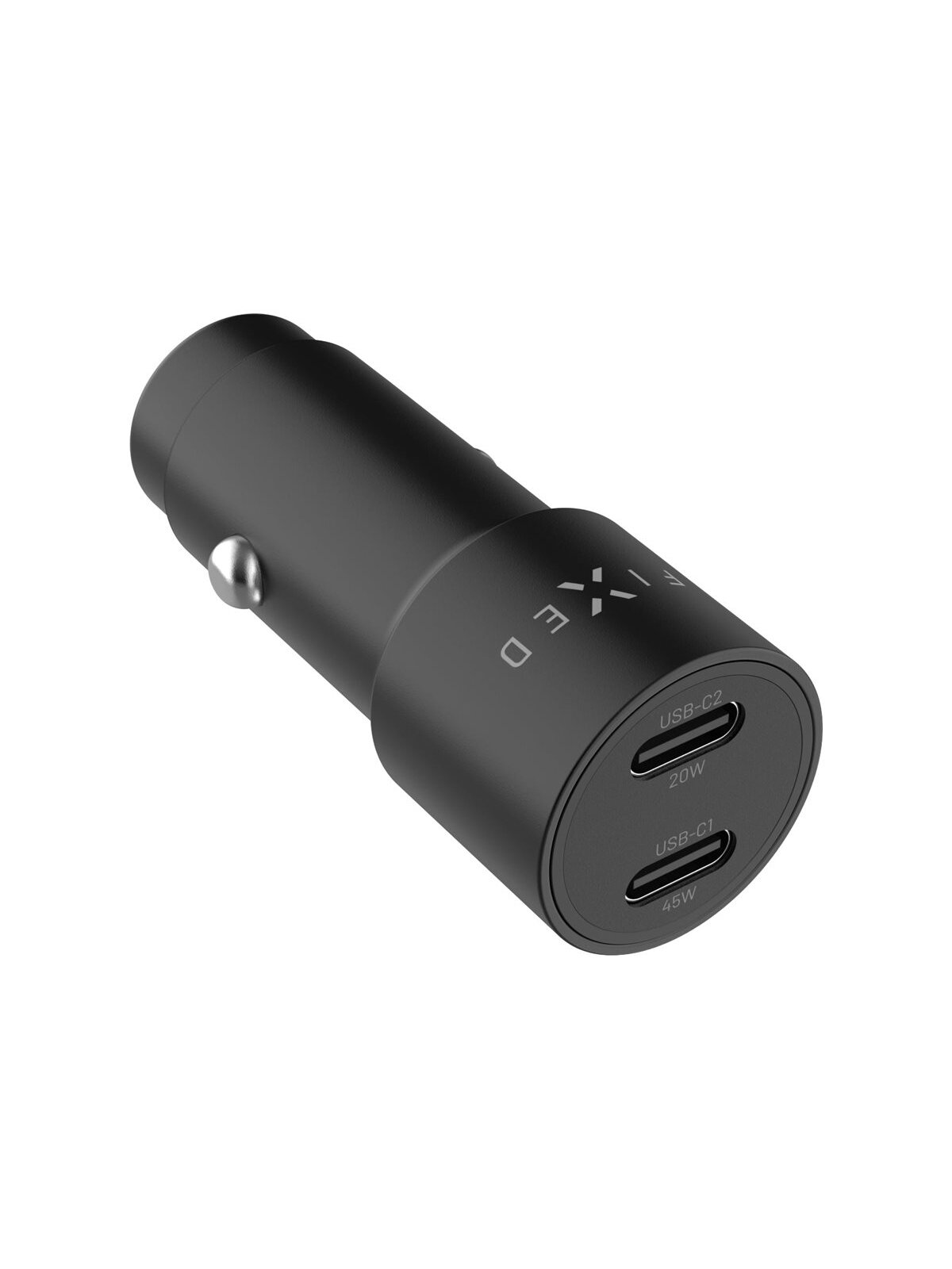 Fixed Dual USB-C Car Charger, 65W, PD 3.0 Fixed Dual USB-C Car Charger, 65W, PD 3.0
