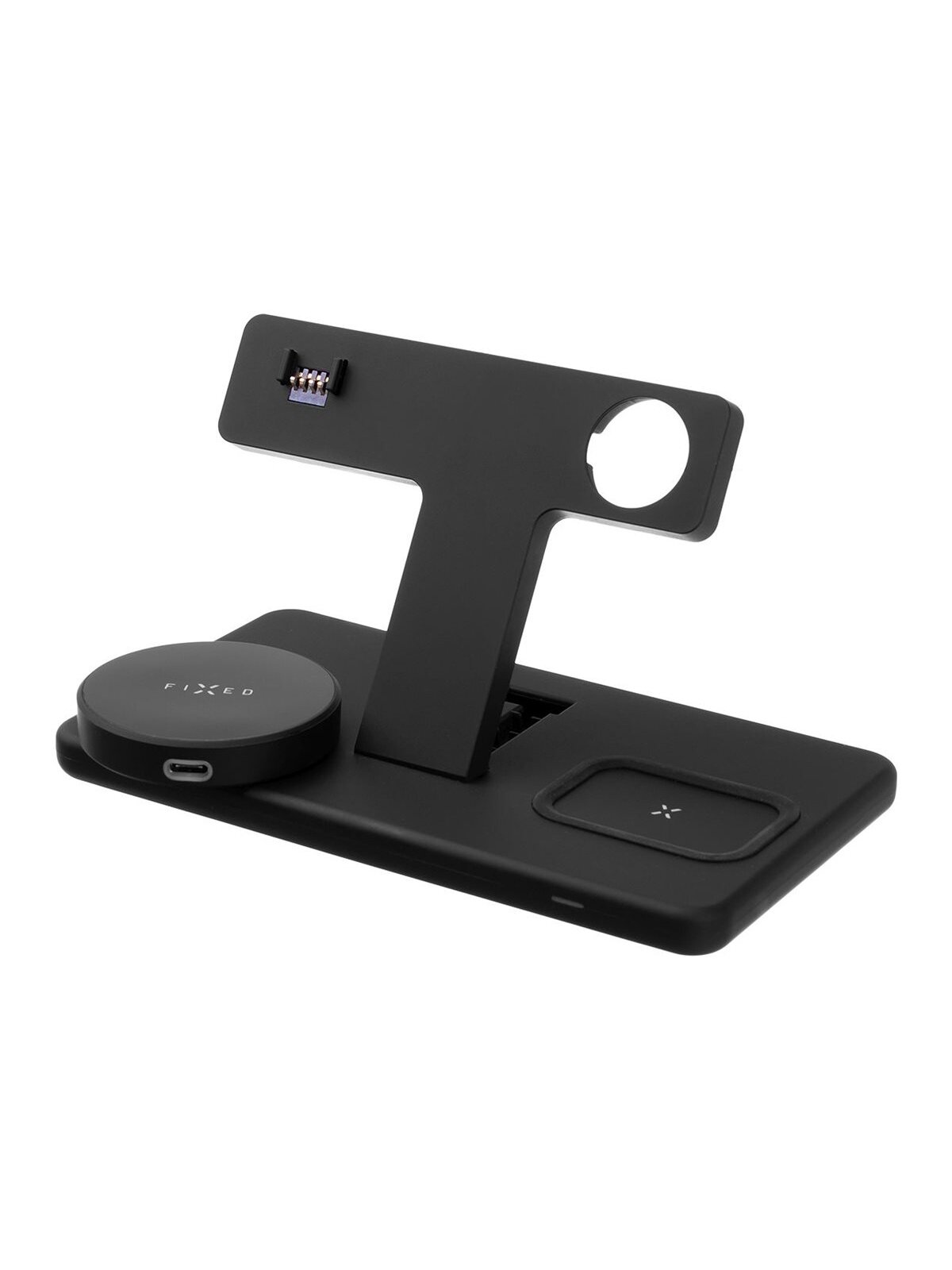 Fixed | MagPowerstation 3-in-1 wireless charging stand with MagSafe mount support | FIXMPOS-BK | Black 3