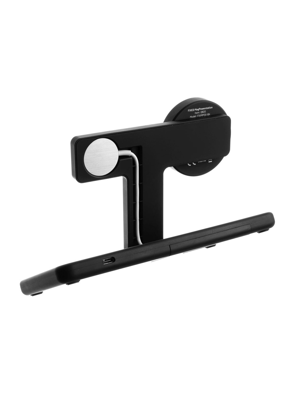 Fixed | MagPowerstation 3-in-1 wireless charging stand with MagSafe mount support | FIXMPOS-BK | Black 6