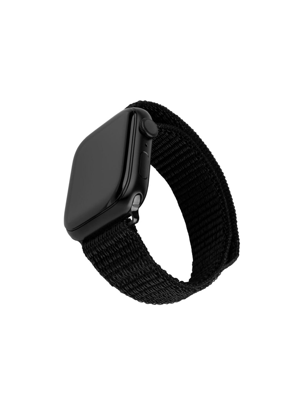 Fixed | Sporty Strap for Apple Watch 38/40/41mm | 160-210 mm | Black | Nylon Fixed | Sporty Strap for Apple Watch 38/40/41mm | 160-210 mm | Black | Nylon