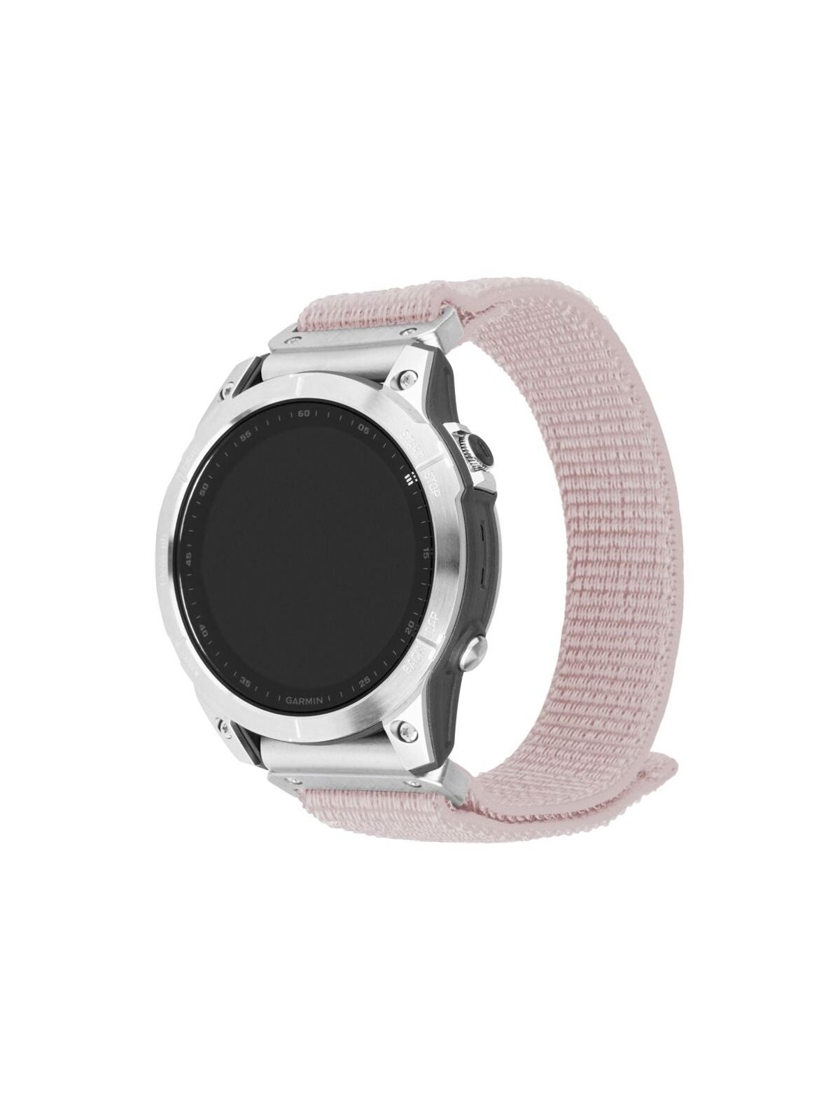 Fixed | Sporty Strap for Garmin QuickFit 22mm | 160-210 mm | Rose gold | Nylon