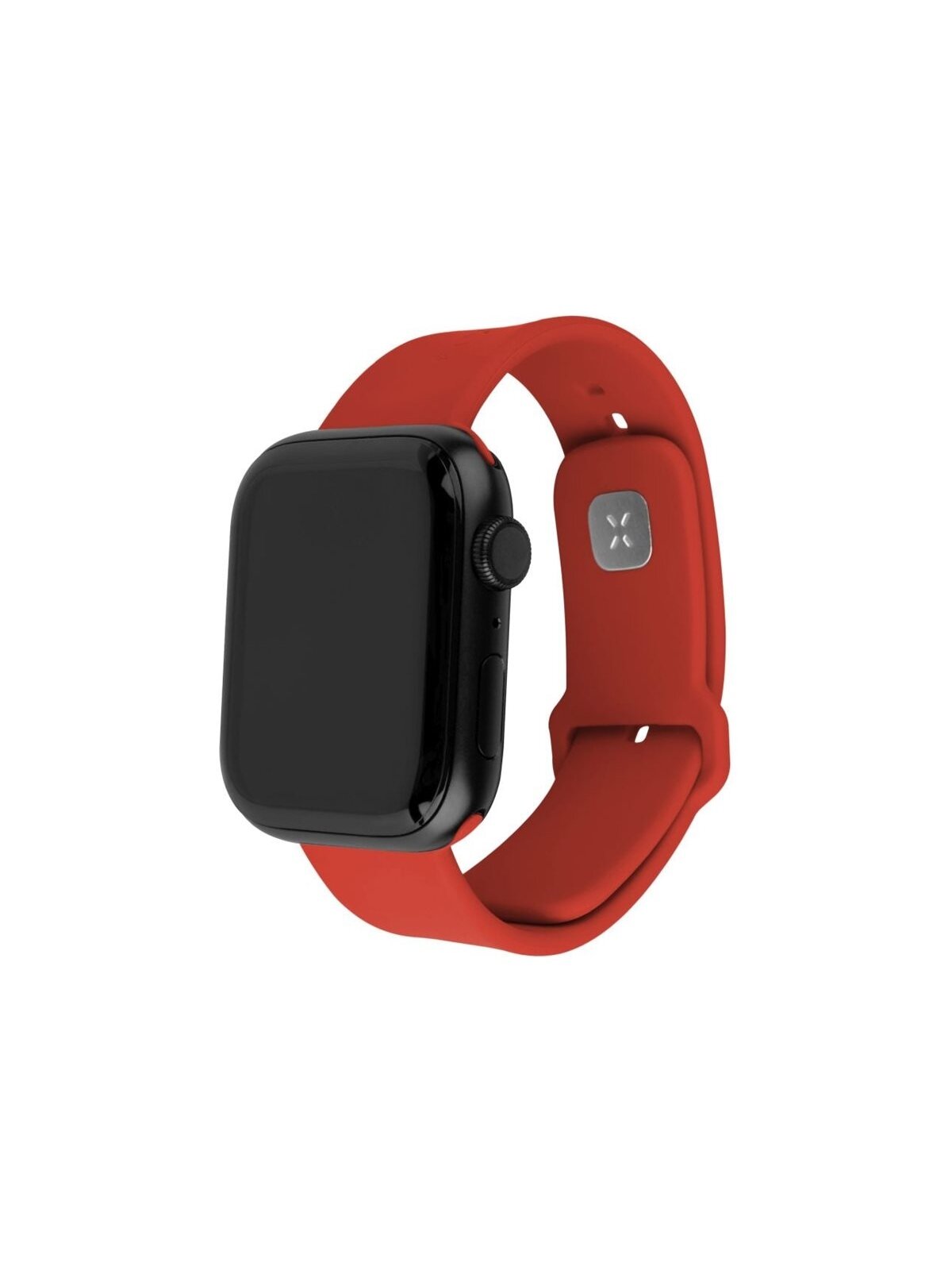 Fixed | Sporty Strap Set for Apple Watch 42/44/45 mm | 170-235 mm | Red | Silicone Fixed | Sporty Strap Set for Apple Watch 42/44/45 mm | 170-235 mm | Red | Silicone