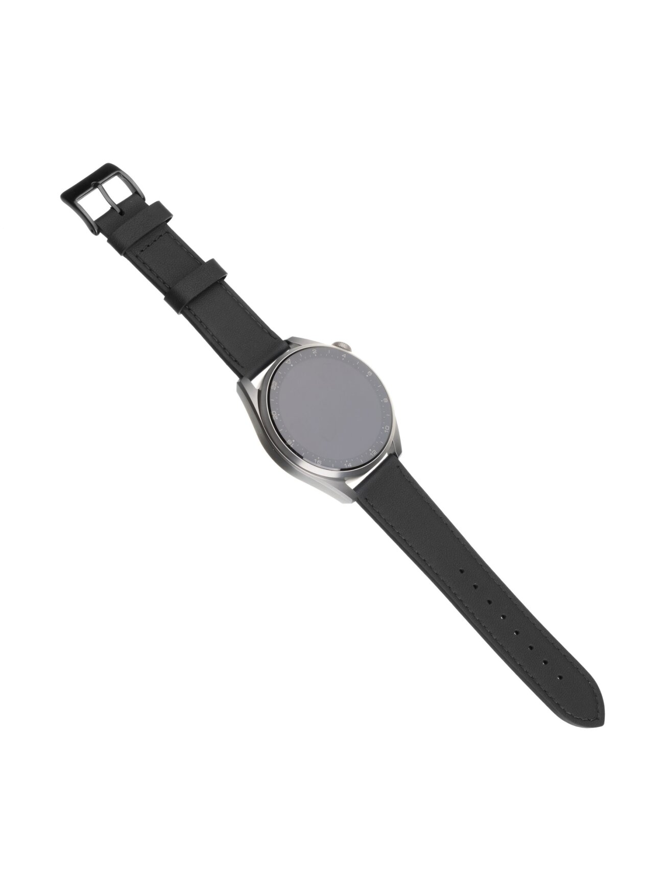 Fixed | Leather Strap with Quick Release 22mm for Smartwatch | Black 1