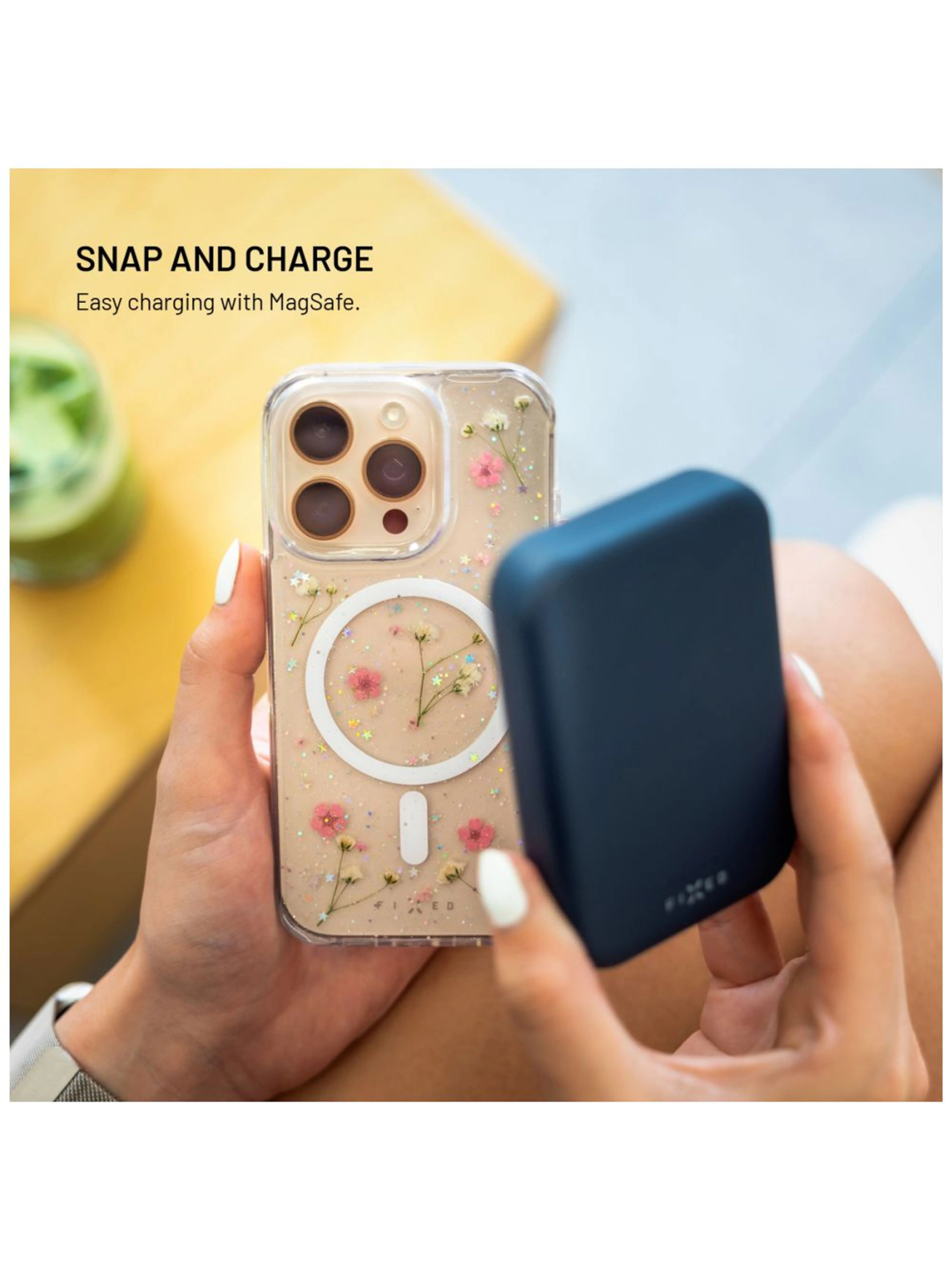 Fixed MagBloom | Back cover | Apple | iPhone 17 Pro | TPU | Blush Plum 5