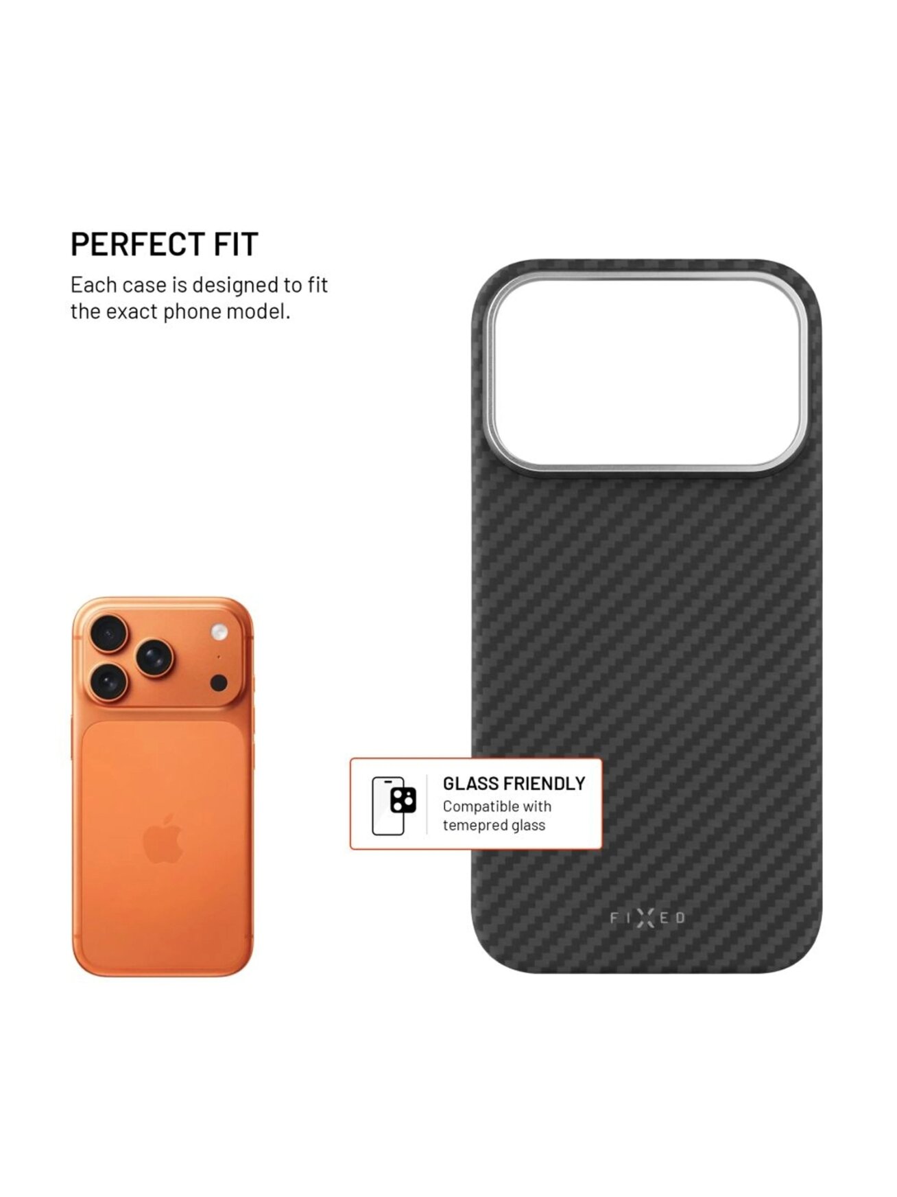 Fixed MagVelar | Back cover | Apple | iPhone 17 Pro | Aramid | Black | MagSafe Support 3