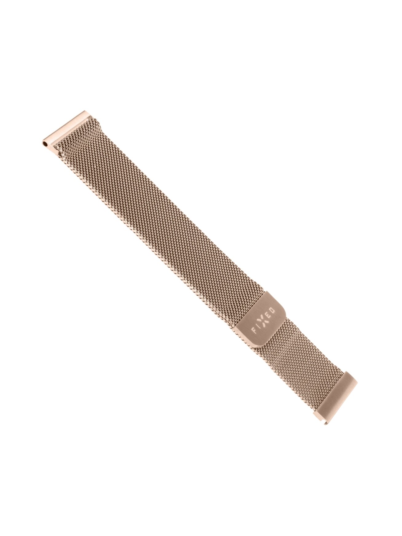 Fixed | Mesh Strap with Quick Release 20mm for Smartwatch | Rose gold 1 Fixed | Mesh Strap with Quick Release 20mm for Smartwatch | Rose gold 1