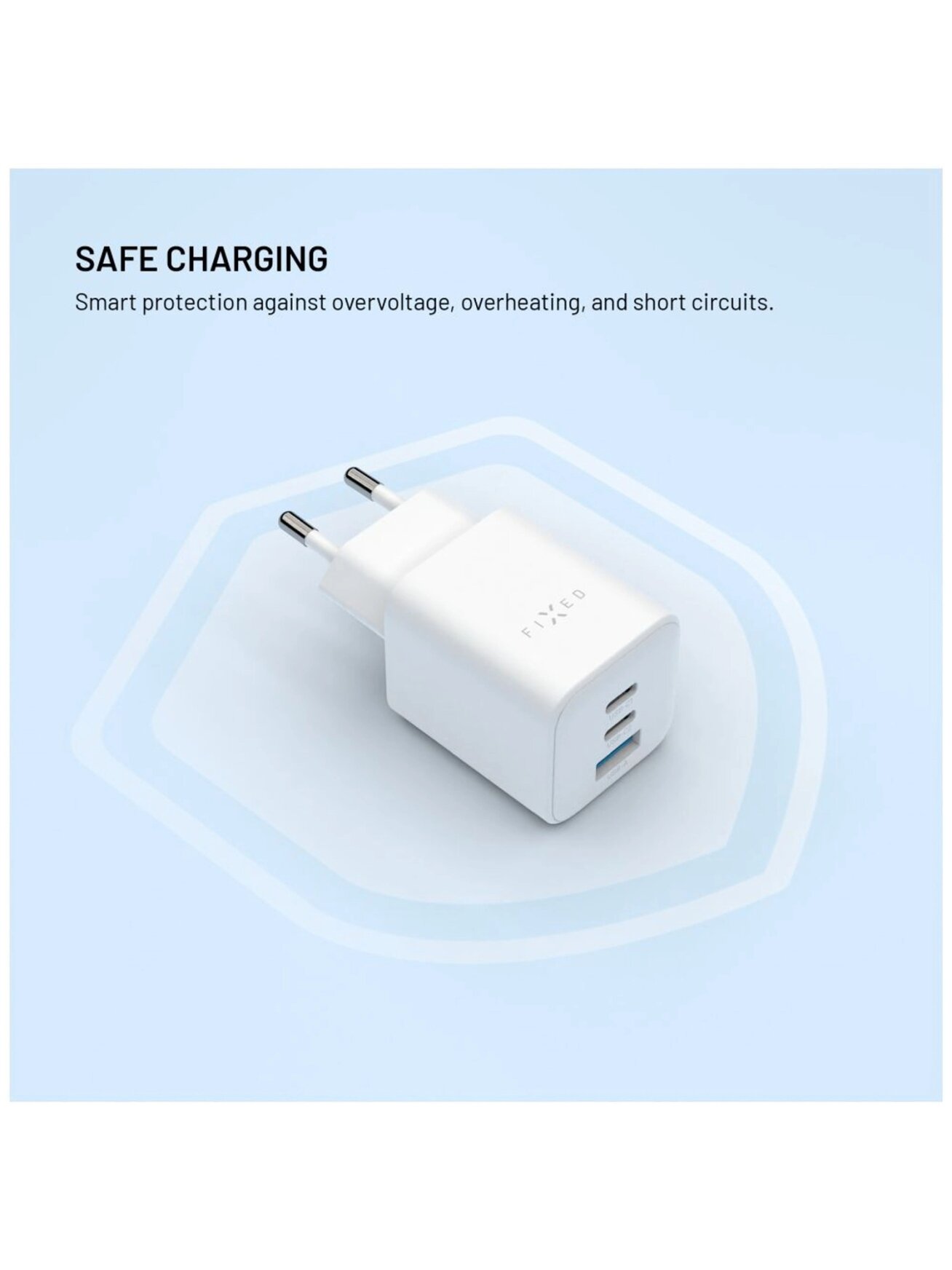 Fixed Mini 2x USB-C and USB GaN Charger 65W 5 Fixed Mini 2x USB-C and USB GaN Charger 65W 5