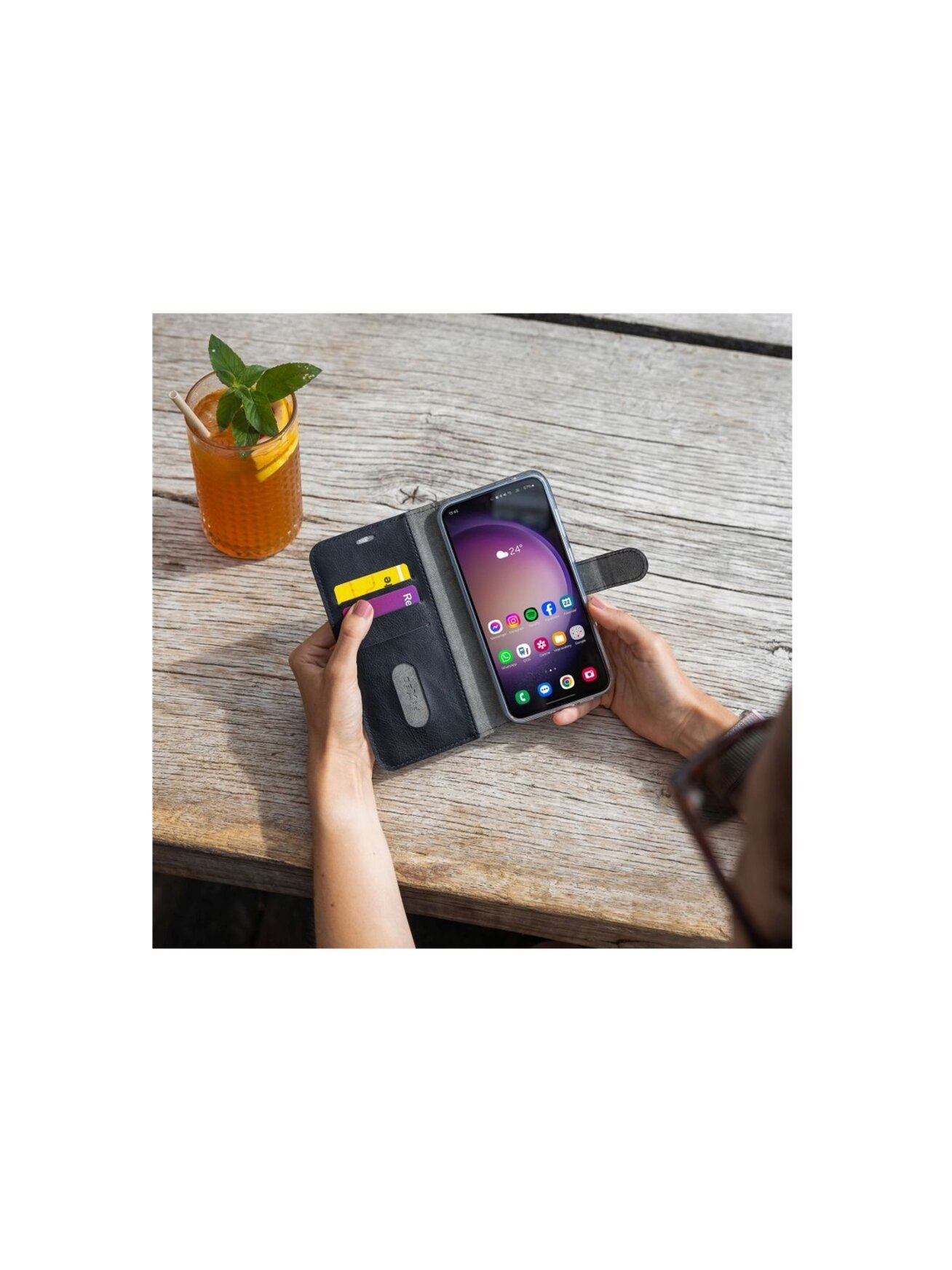 Fixed Opus | Book Case | Xiaomi | Redmi 15 4G/5G | Synthetic leather | Black 4