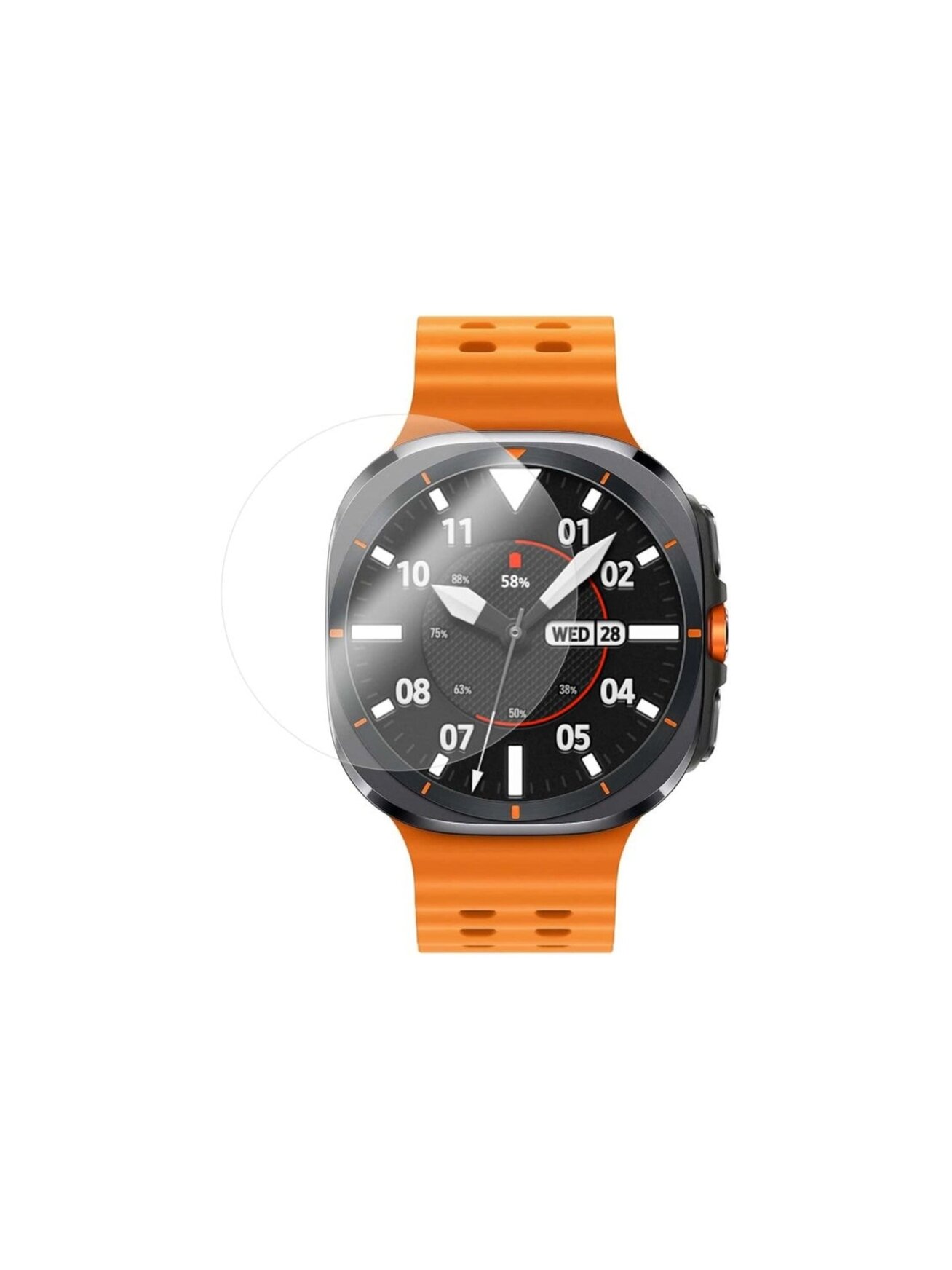 Fixed | Protective Tempered Glass for smartwatch Samsung Galaxy Watch Ultra, 2pcs | Clear Fixed | Protective Tempered Glass for smartwatch Samsung Galaxy Watch Ultra, 2pcs | Clear