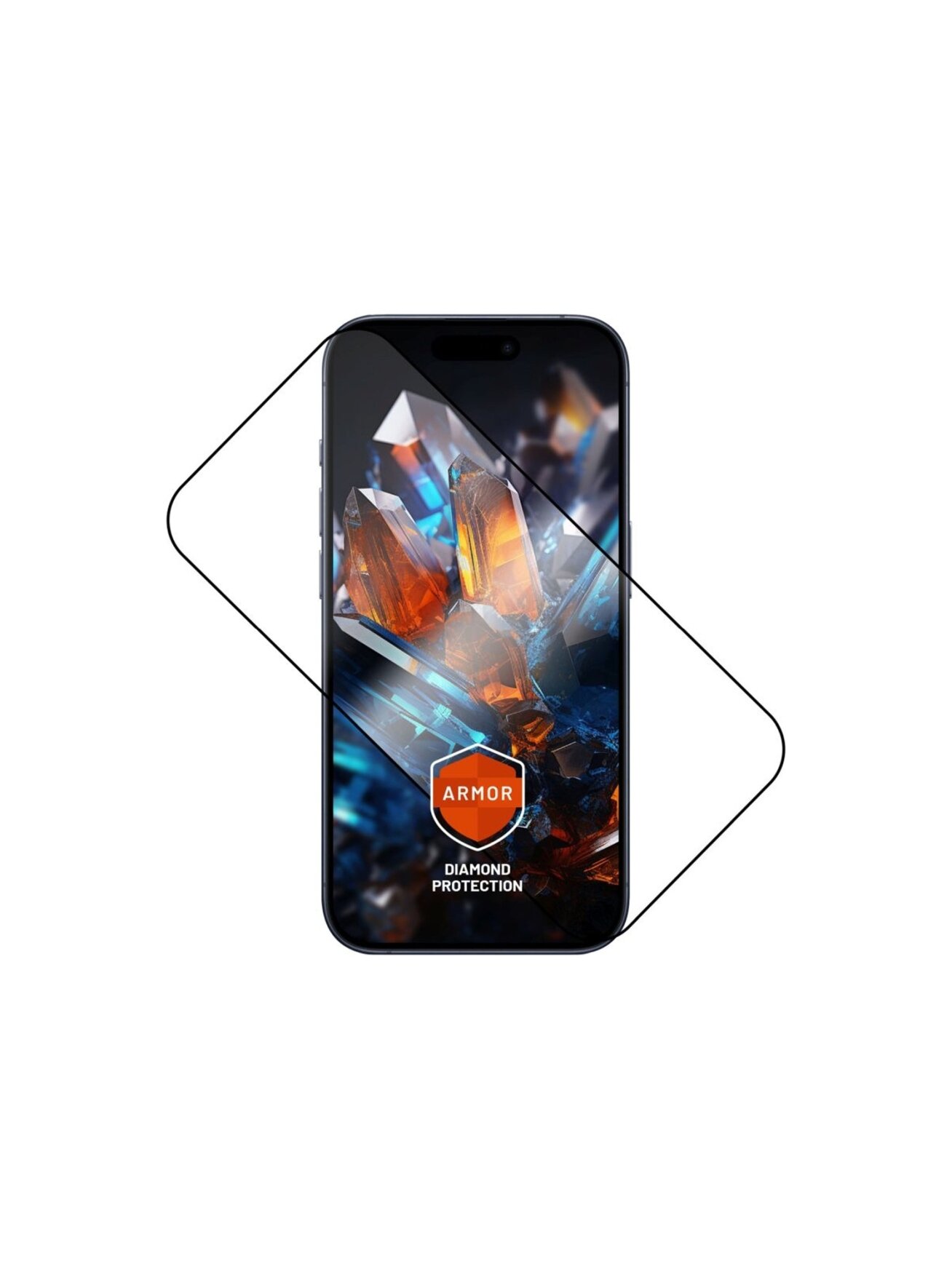 Fixed Screen protector | Apple | iPhone 17 Pro Max | Tempered glass | Black | Armor with Anti-dust applicator and AR layer