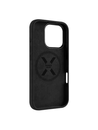 Fixed Back cover | Apple | iPhone 17 Pro | Liquid silicon | Black | MagFlow
