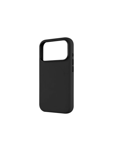 Fixed Back cover | Apple | iPhone 17 Pro | Liquid silicon | Black | MagFlow