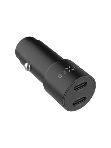 Fixed Dual USB-C Car Charger, 65W, PD 3.0