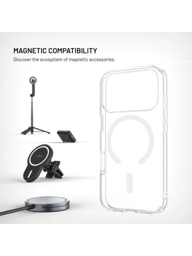 Fixed MagPure | Back cover | Xiaomi | 17 Ultra | TPU/PC | Clear