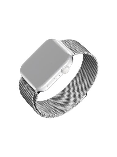 Fixed | Mesh Strap for Apple Watch 38/40/41mm | Silver Fixed | Mesh Strap for Apple Watch 38/40/41mm | Silver