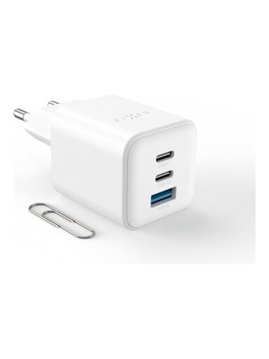 Fixed Mini 2x USB-C and USB GaN Charger 65W