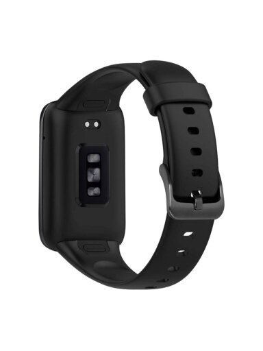 Fixed | Silicone Strap for Xiaomi Mi Smart Band 7 Pro | Black Fixed | Silicone Strap for Xiaomi Mi Smart Band 7 Pro | Black