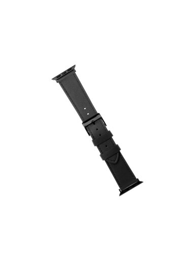 Fixed | Strap for Apple Watch 42/44/45/46/49mm | Black | Leather Fixed | Strap for Apple Watch 42/44/45/46/49mm | Black | Leather