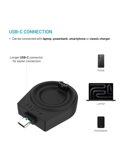 Fixed | Charging USB-C adapter FIXED for smartwatch Garmin Fenix ​​5/6/7/7X/8, Epix, Venu 2/3/3S, Vívoactive 3/4/5 2