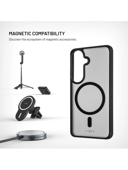 Fixed MagMisty | Back cover | Samsung | Galaxy S26 | Polycarbonate/TPU | Black 2