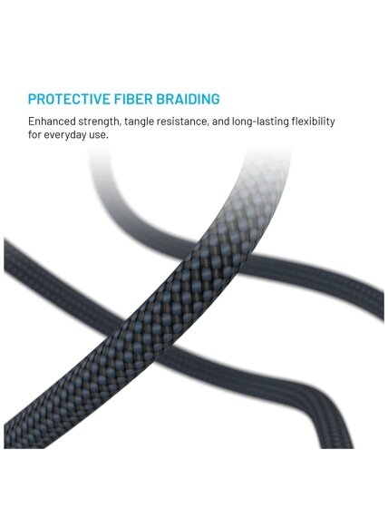 Fixed | Magnetic Braided Cable USB-C/USB-C, USB 2.0, Gray | FIXDBM-CC12-GR 3